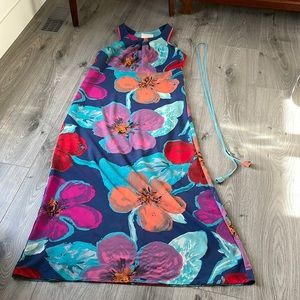 Maeve Bright Flower Maxi  Dress